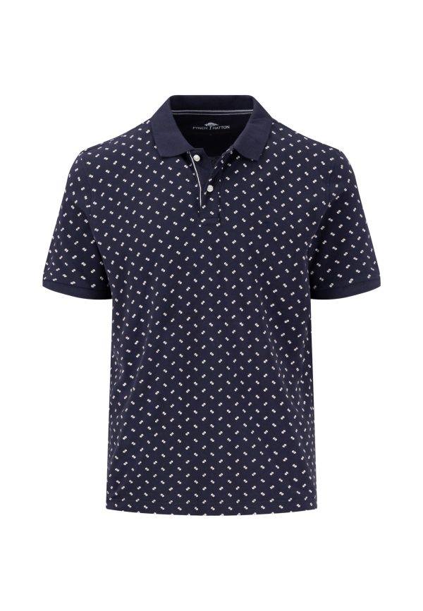 Poloshirt aus Baumwolle mit minimalistischem Print Angebot – Bild 3