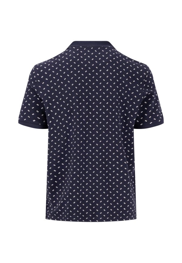 Poloshirt aus Baumwolle mit minimalistischem Print Angebot – Bild 4