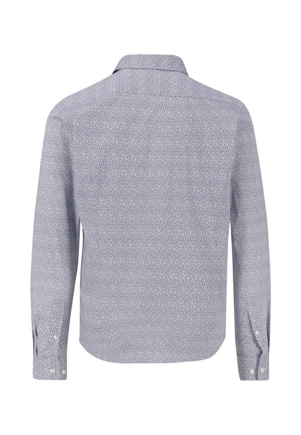 Hemd mit Kentkragen und Alloverprint Im Angebot – Bild 4