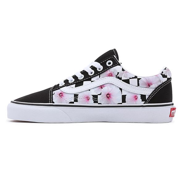 VANS Old Skool Hibiscus Black Checkerboard VN0007NTBM8 Online-Schn?ppchen – Bild 4