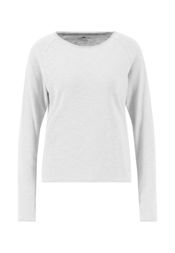 Langarmshirt aus Baumwolle und Rundhalsausschnitt Online