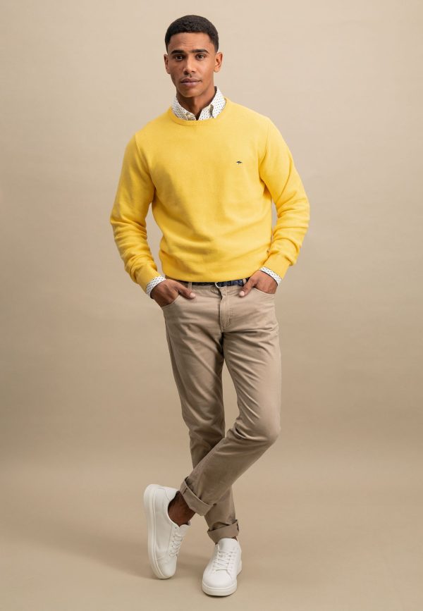 Pullover aus Baumwolle mit Rundhalsausschnitt Im Angebot – Bild 4