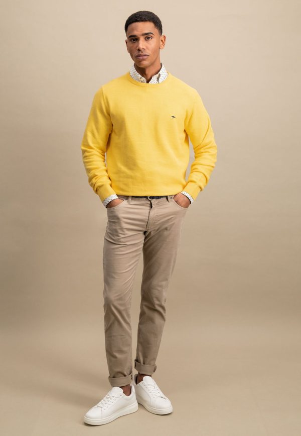 Pullover aus Baumwolle mit Rundhalsausschnitt Im Angebot – Bild 2