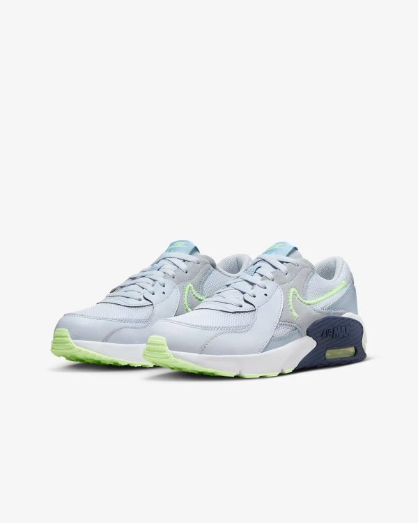 Nike Air Max Excee FB3058-005 Football Grey Light Armoury Blue Midnight Navy Barely Volt Rabatt