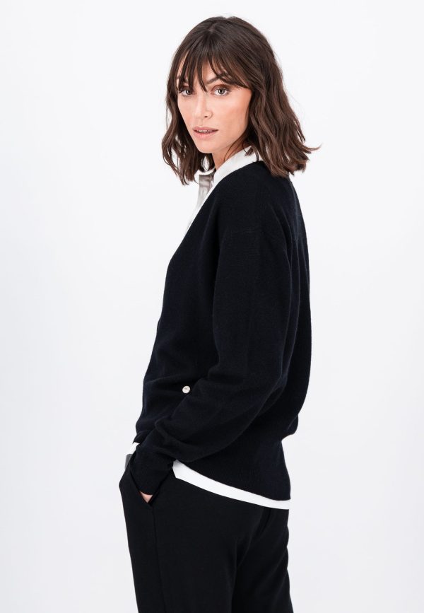 Strickjacke aus Wollmix mit Knöpfen Zu verkaufen – Bild 3