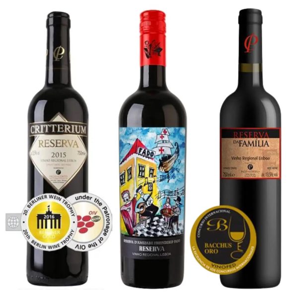 3x Lissabon Tinto á 0,75l - Weinpaket Mode
