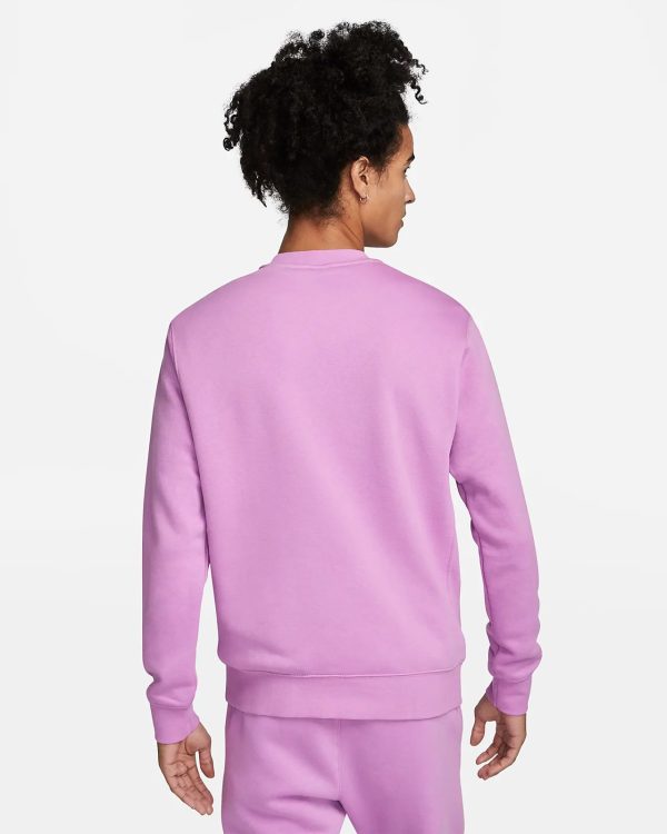 Nike Sportswear Club Sweatshirt Violet Shock BV2662-591 Mode – Bild 2