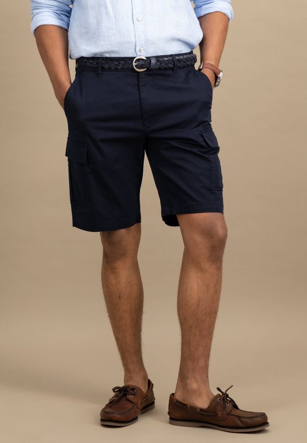 Bermuda Shorts aus Baumwollmix im Cargo-Optik Online