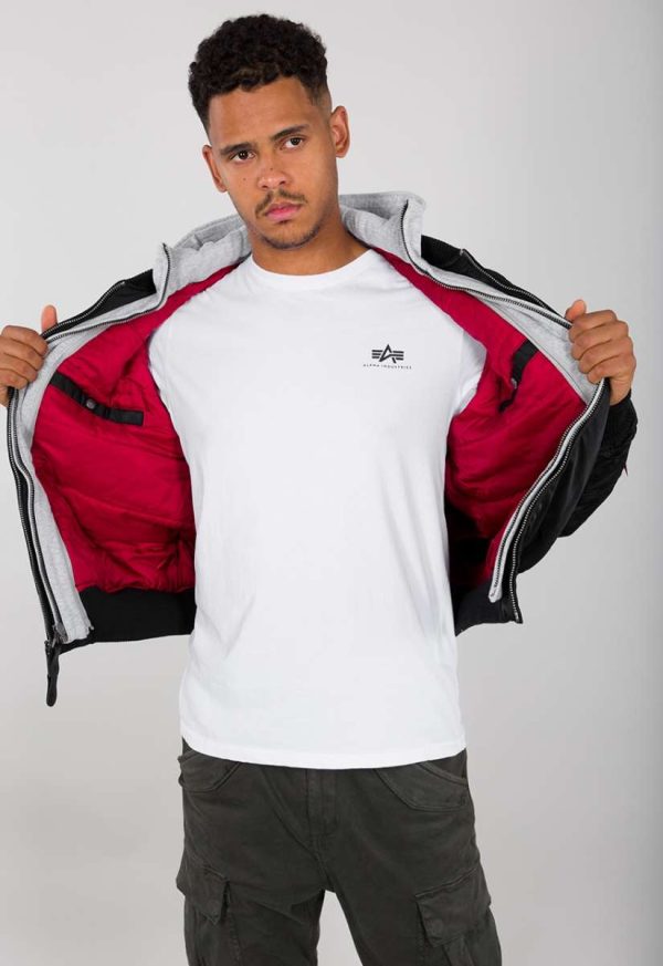 Alpha Industries Bomberjacke schwarz MA-1 D-TEC 183110-03 Schn?ppchen – Bild 4