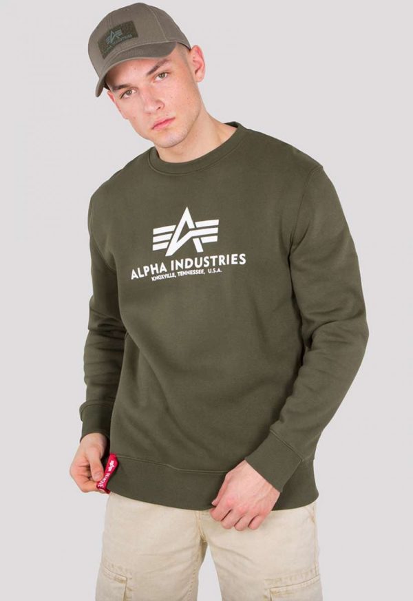 Alpha Industries Basic Sweater olive 178302-142 Mode