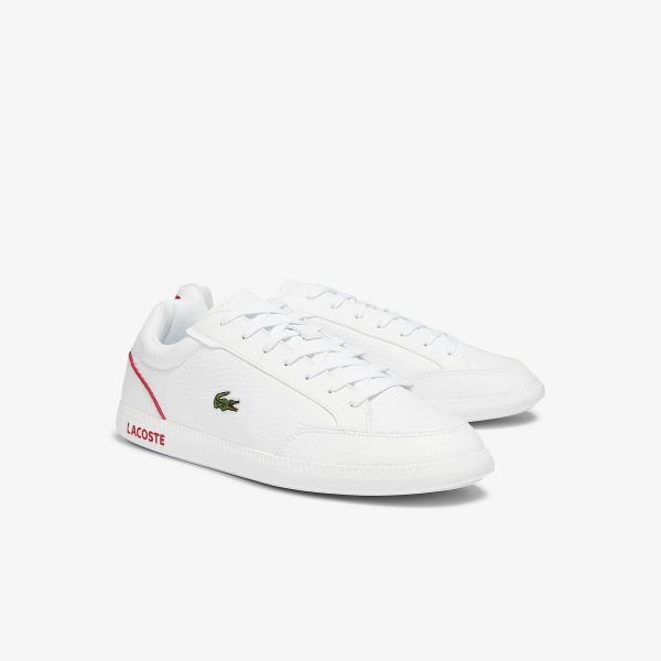 Lacoste Graduate Cap white red Online-Schn?ppchen – Bild 5
