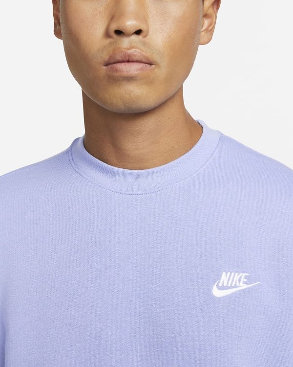 Nike Sportswear Club Sweatshirt Fleece light thistle BV2662-569 Schn?ppchen – Bild 2