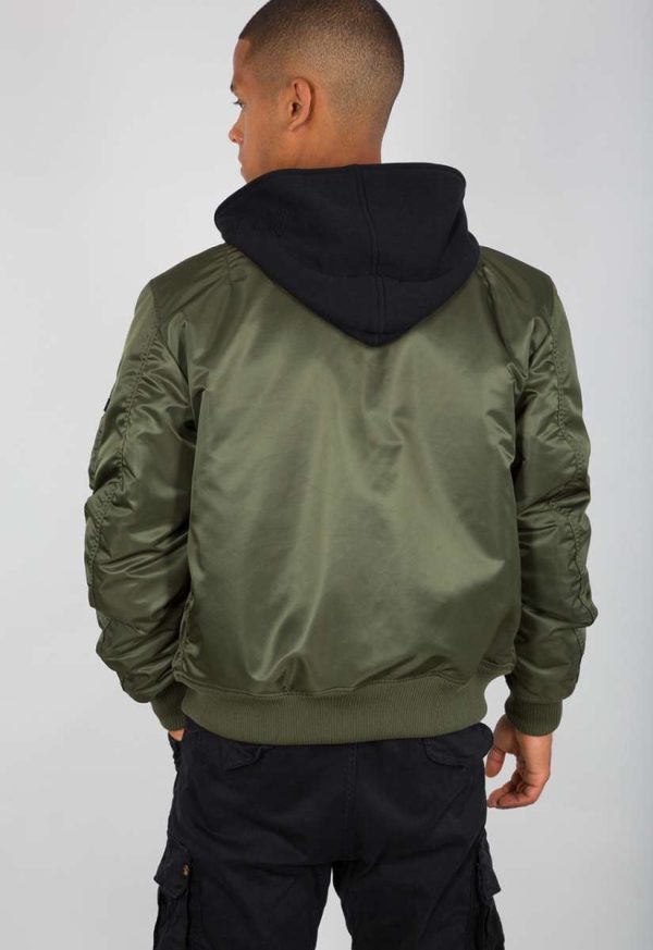 Alpha Industries Bomberjacke Olive MA-1 D-TEC 183110-481 Schn?ppchen – Bild 5
