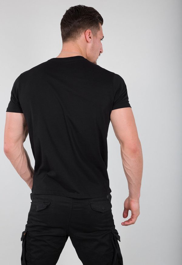 Alpha Industries Basic T-Shirt schwarz 100501-03 Zu verkaufen – Bild 2