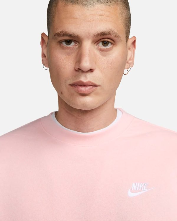 Nike Sportswear Club Sweatshirt Fleece Pink Bloom BV2662-686 Schn?ppchen – Bild 3