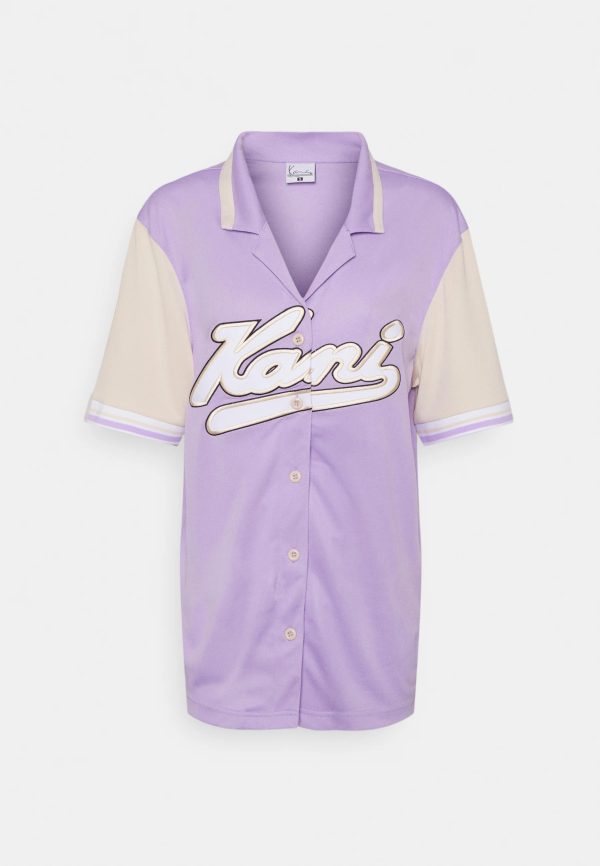 Karl Kani Varsity Baseball Shirt purple sand Jetzt online