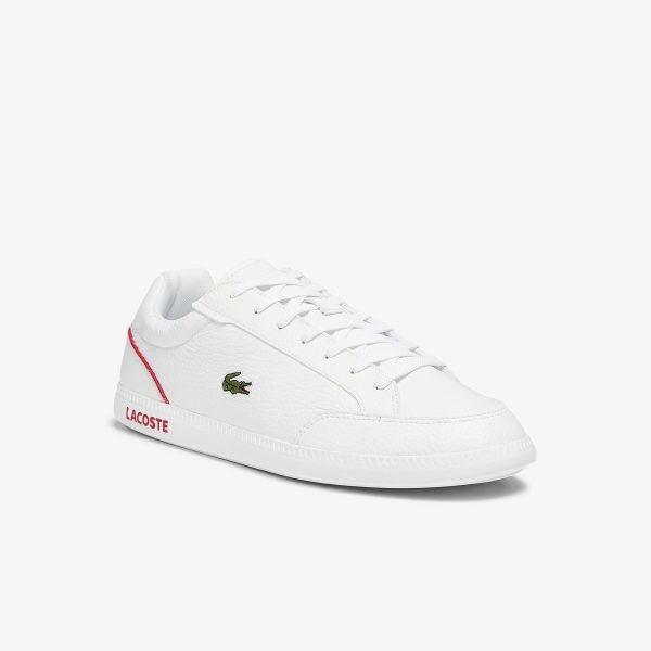 Lacoste Graduate Cap white red Online-Schn?ppchen