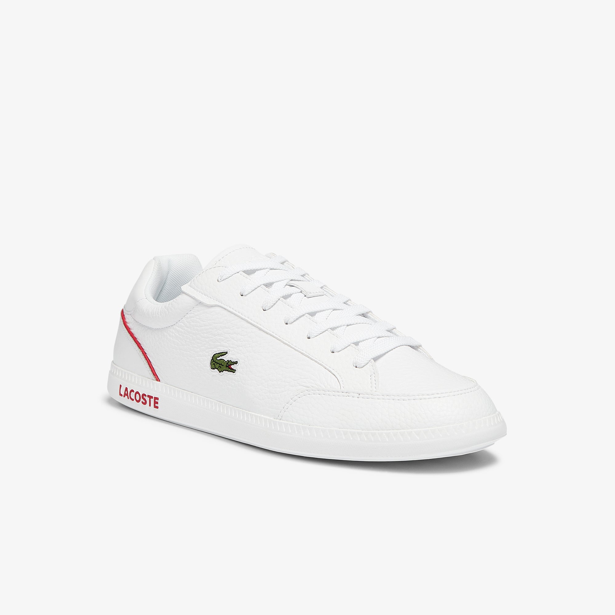 Lacoste Graduate Cap white red Online-Schn?ppchen
