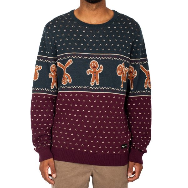 Iriedaily Cookieman Knit green red 613D232-421 Online-Verkauf