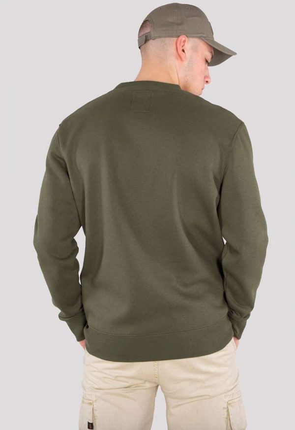 Alpha Industries Basic Sweater olive 178302-142 Mode – Bild 2