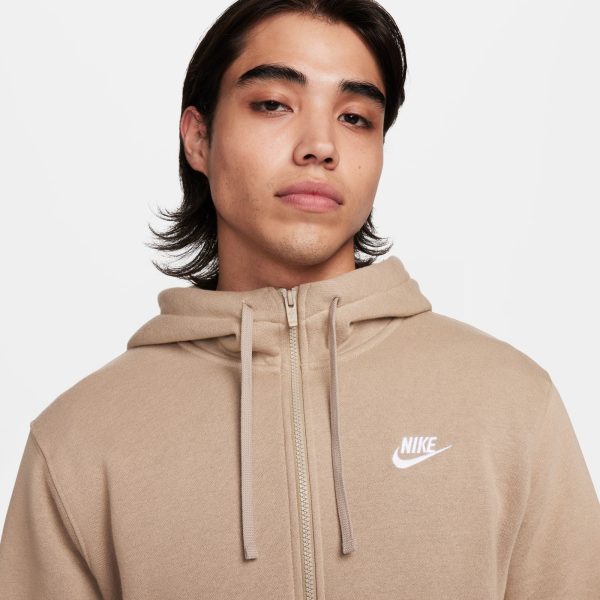 Nike Sportswear Club Full-Zip Hoodie Fleece Khaki BV2645-247 Online – Bild 4