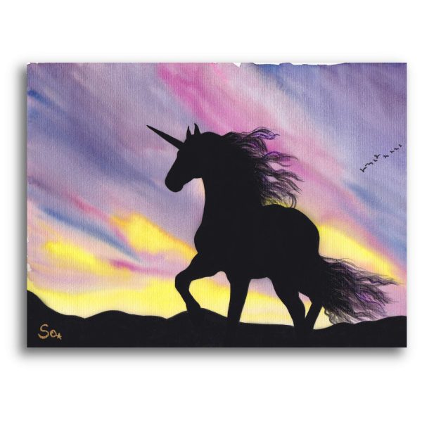Einhornbild: Einhorn Hanjor Beschützer der Träume Schn?ppchen